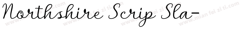 Northshire Scrip Sla字体转换